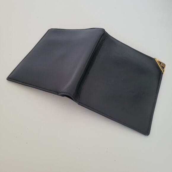 Givenchy Men's Card Bill Coin Holder Wallet Bifold Leather Medium Black Retro - Picture 11 of 13